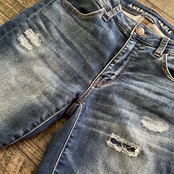 🍑NWOT American Eagle Patched Super Stretch Jgng - Picture 8 of 9